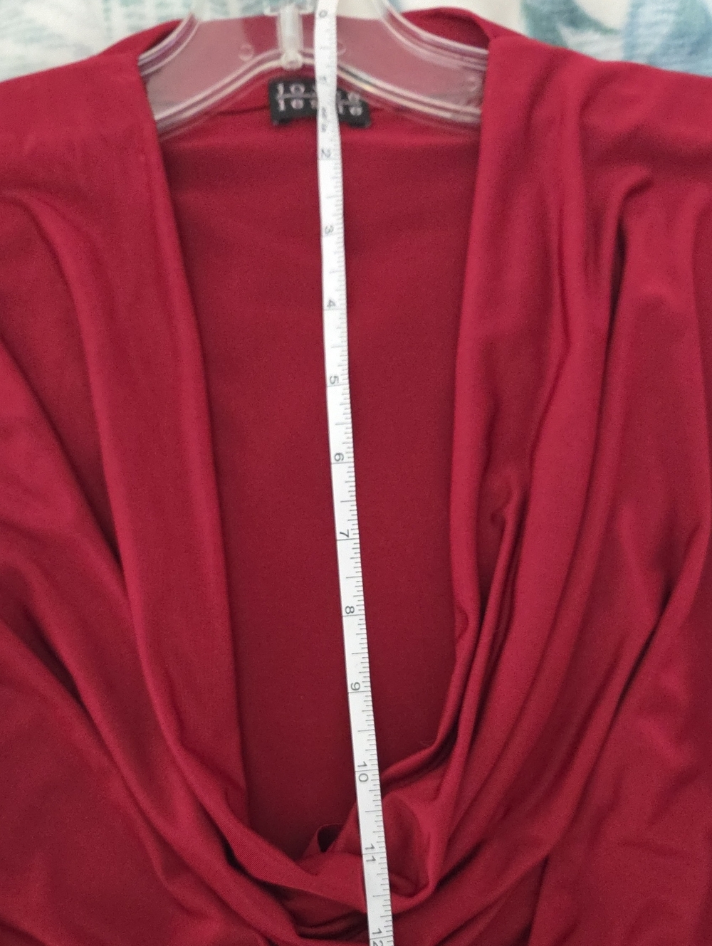 Joyce Leslie Draped Cowl Neck Shirt - Picture 8 of 8